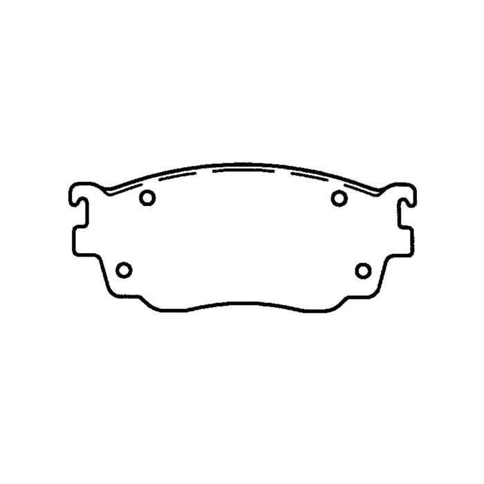 Колодки тормозные Friction Master CMX755