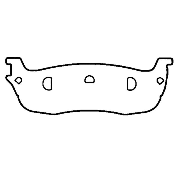 Колодки тормозные Friction Master CMX711