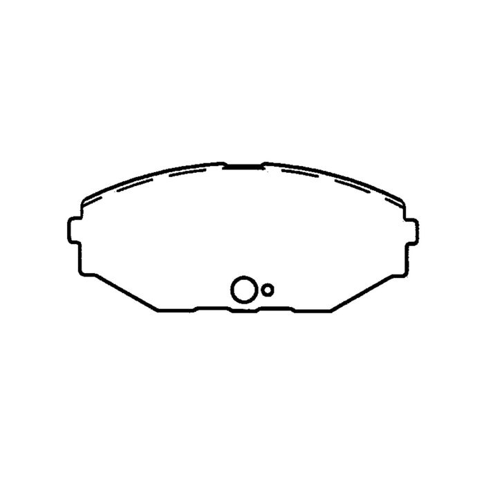 Колодки тормозные Friction Master MKD587