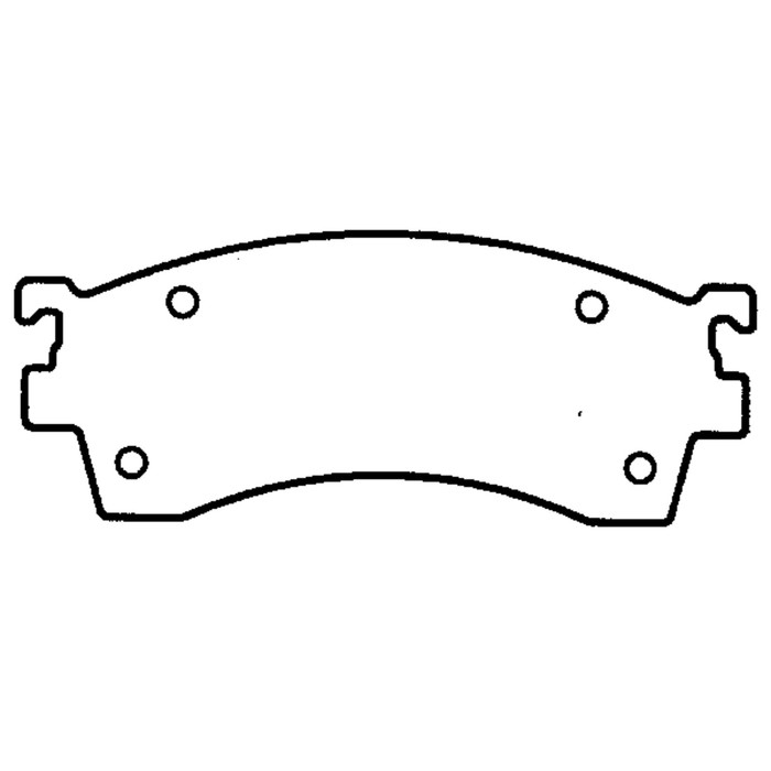 Колодки тормозные Friction Master CMX583