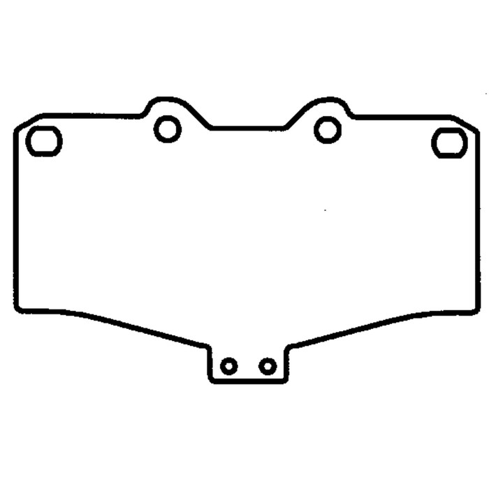 Колодки тормозные Friction Master CMX436
