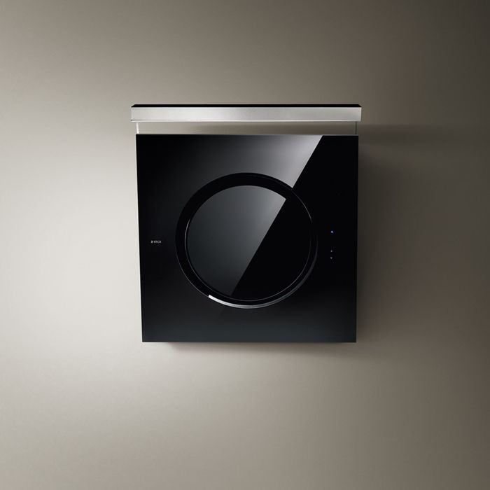 Вытяжка Elica OM Touch Screen BL/F/80, 1 мотор, сенсорное управление, серебристый/черный
