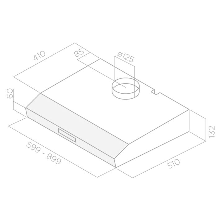 Вытяжка Elica Krea Lux GFA IX/F/50, нержавеющая сталь