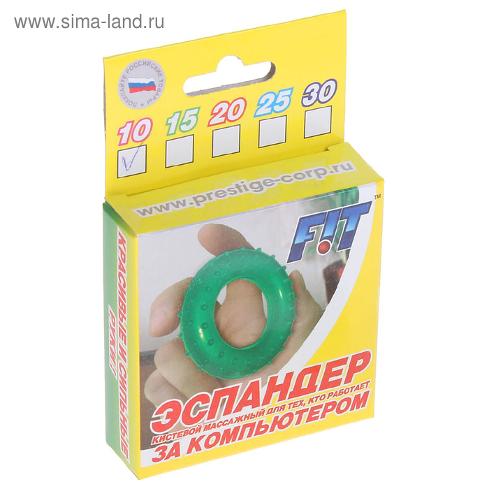 

Эспандер 10 кг, в упаковке, цвета МИКС