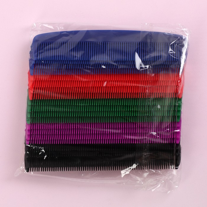 Расчёска простая, цвета МИКС