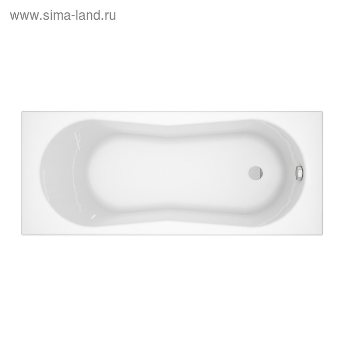 Ванна Cersanit Nike, 170 х 70, без ножек, цвет белый ванна cersanit santana 160 х 70 без ножек цвет белый