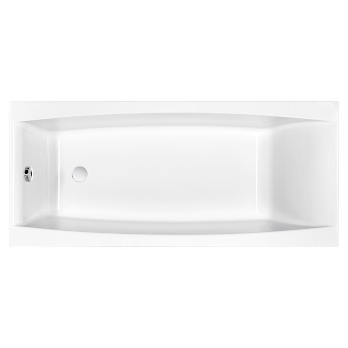 Ванна Cersanit Virgo, 170 х 75, без ножек, цвет белый