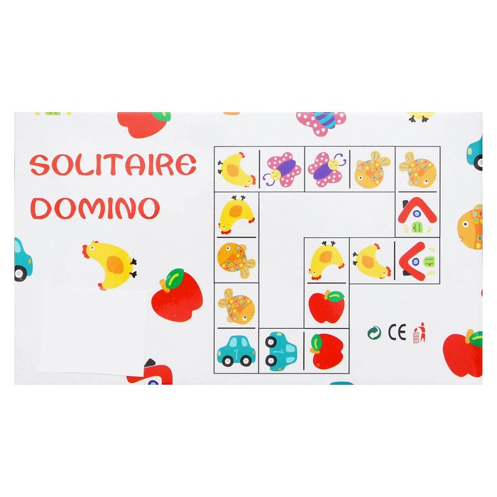 Домино "Яркие картинки", 28 элементов