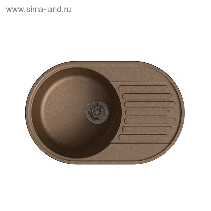

Мойка кухонная из камня Granfest ECO-18, 740х480 мм, цвет терракотовый