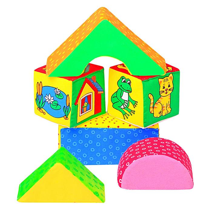 Развивающая игрушка «Кубики Домики» развивающая игрушка кубики домики