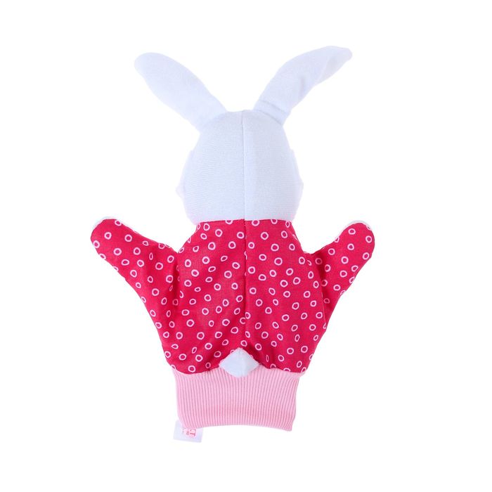 Игрушка-рукавичка "Зайка", цвета МИКС