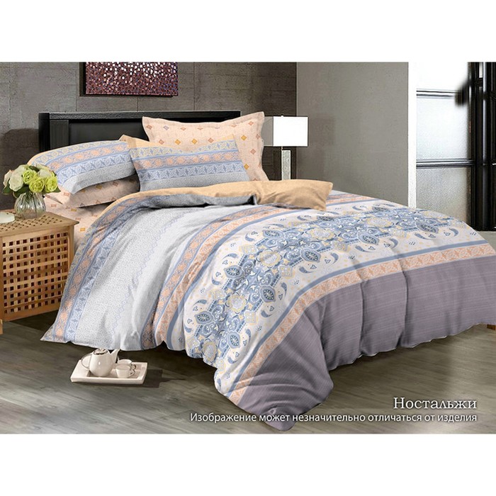 КПБ "Ностальжи" 2 сп, 220х240 см, 175х215 см, 70х70 см-2 шт., сатин