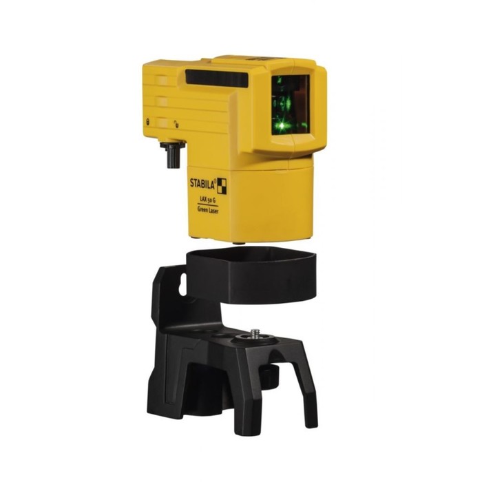 Уровень лазерный STABILA LAX 50G 19110, зеленый луч, платформа, 2 луча, до 30 м, 0.5 мм/м