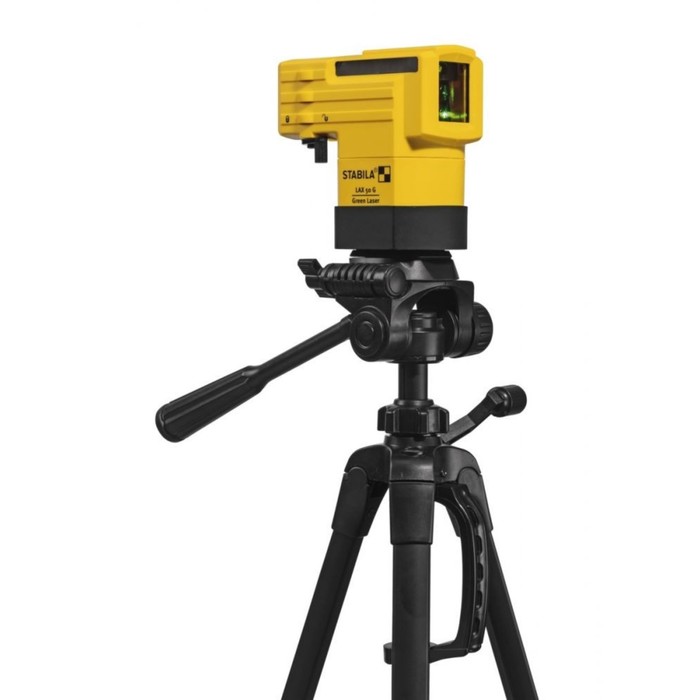 Уровень лазерный STABILA LAX 50G 19110, зеленый луч, платформа, 2 луча, до 30 м, 0.5 мм/м