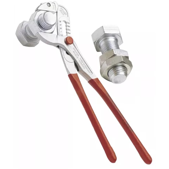 Клещи переставные NWS 166К-42-250 Power Max, с подвижной губкой, 250 мм, d=53 мм