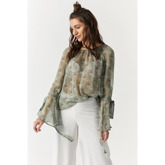 Блуза женская, размер 46, цвет нефрит 285-15