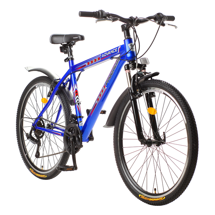 Велосипед 26" Progress модель Advance RUS, 2017, цвет синий, размер 17"