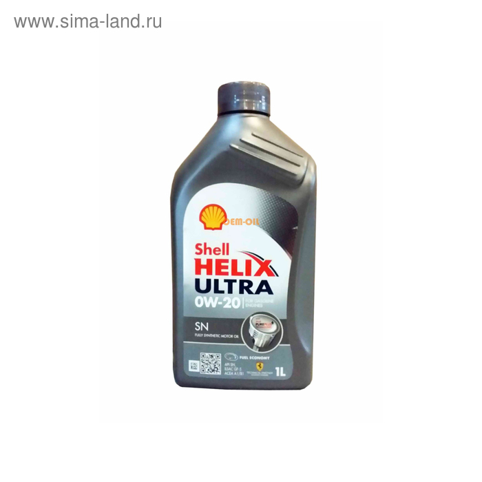 фото Масло моторное shell helix ultra 0w-20, 550040603, 1 л