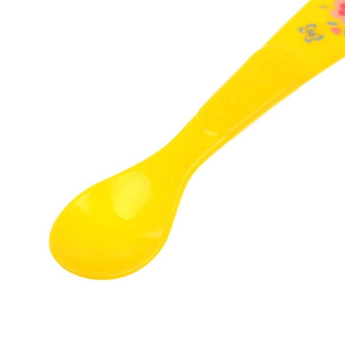 Набор детской посуды «Малышка», 3 предмета: тарелка на присоске 250 мл, ложка, вилка, от 5 мес.