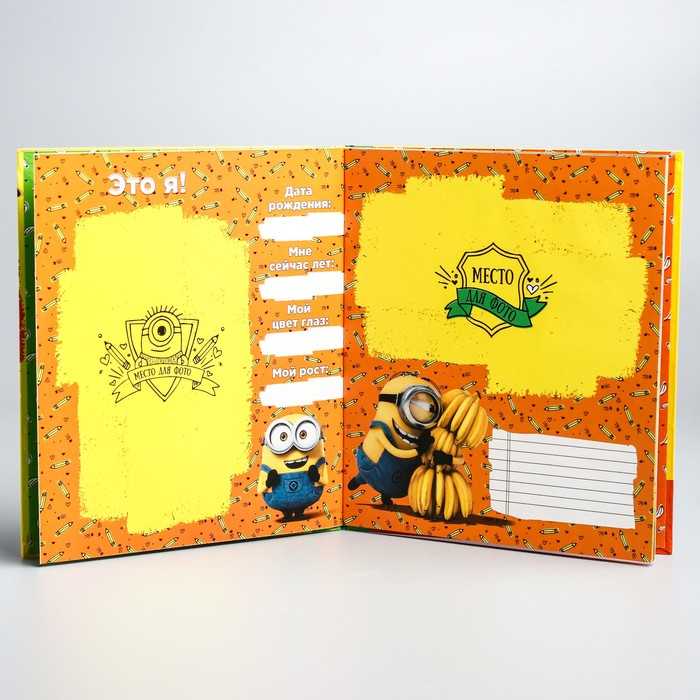 Фотокнига "Выпускник детского сада!", Гадкий я, 12 листов, 19х20 см