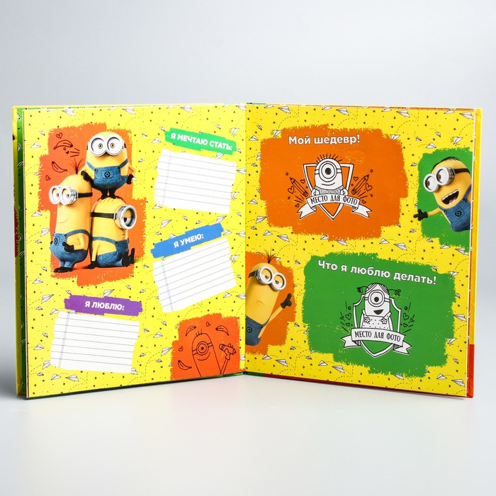 Фотокнига "Выпускник детского сада!", Гадкий я, 12 листов, 19х20 см