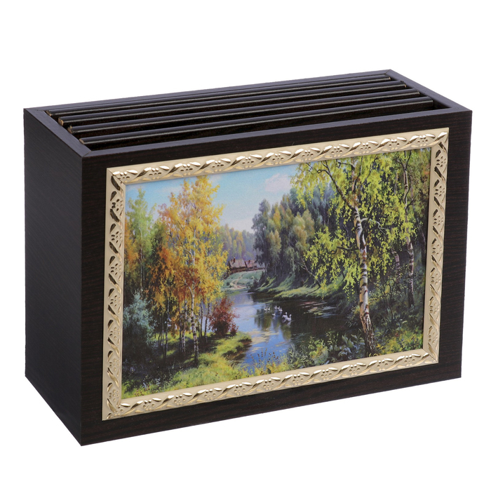 Фотобокс "Гуси в деревне" для фото 13х18 см 96 шт МИКС