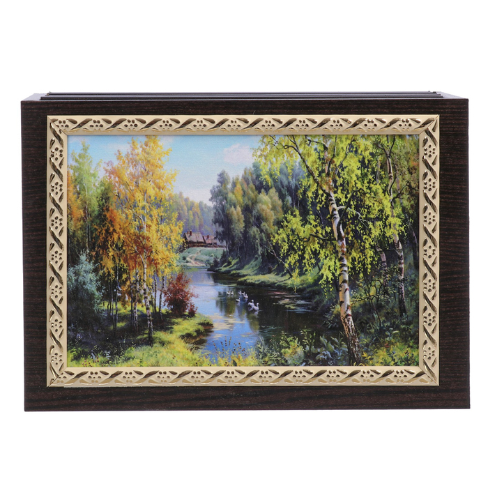 Фотобокс "Гуси в деревне" для фото 13х18 см 96 шт МИКС