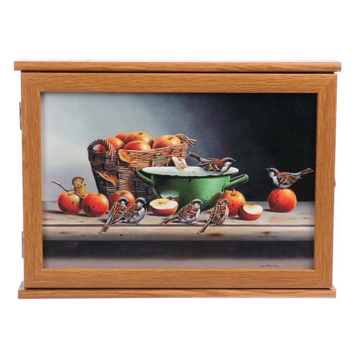 Ключница "Воробьи в доме" 24х33 см