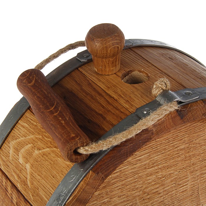 Фляга дубовая на подставке 3л