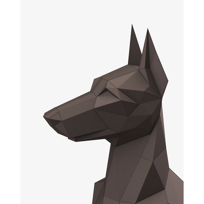 Набор Polygonal paper для склейки добермана