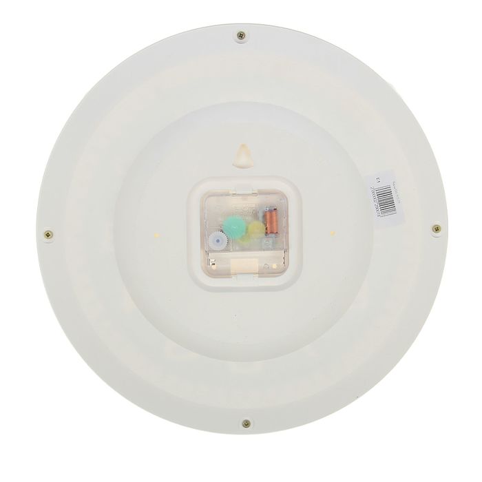 Часы настенные классические, круглые, черно-белые