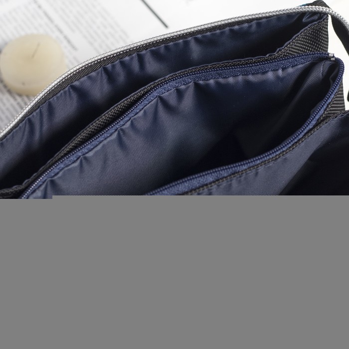 Косметичка простая «Ловец снов», 3 отдела на молнии