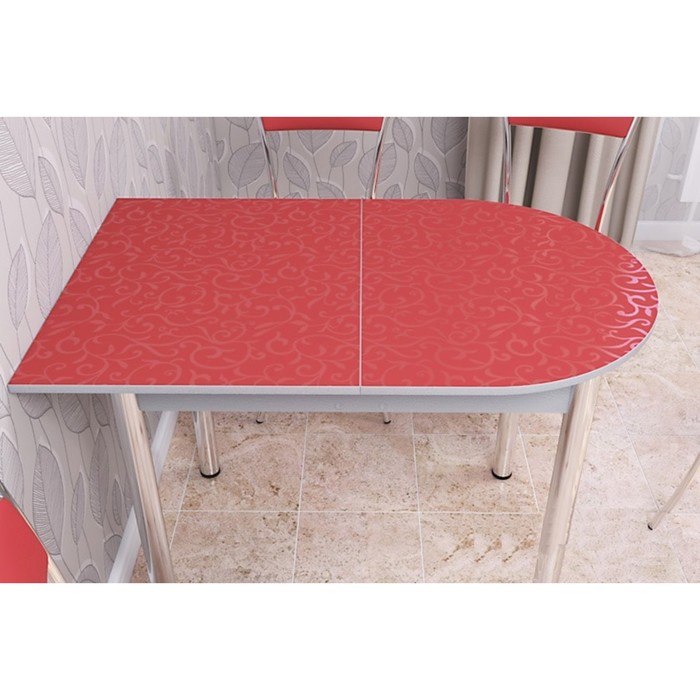 Стол пристенный, 1100(1400)х700хх750, Серый