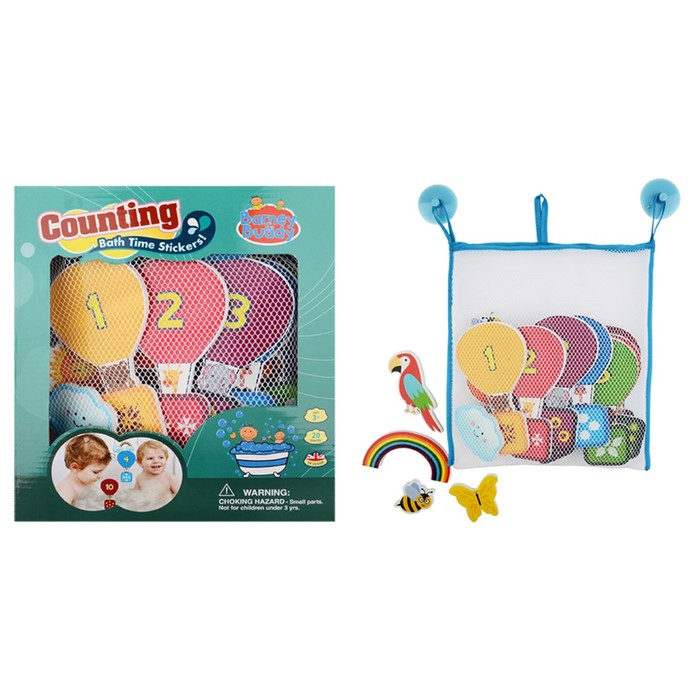 Стикеры для ванны "Учимся считать"