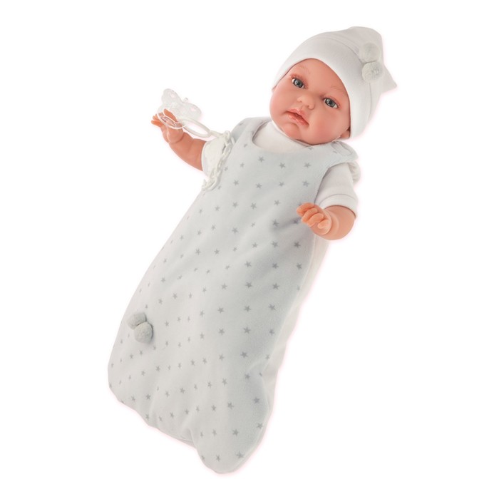 Кукла "Самбор" в голубом, озвученная, 34 см