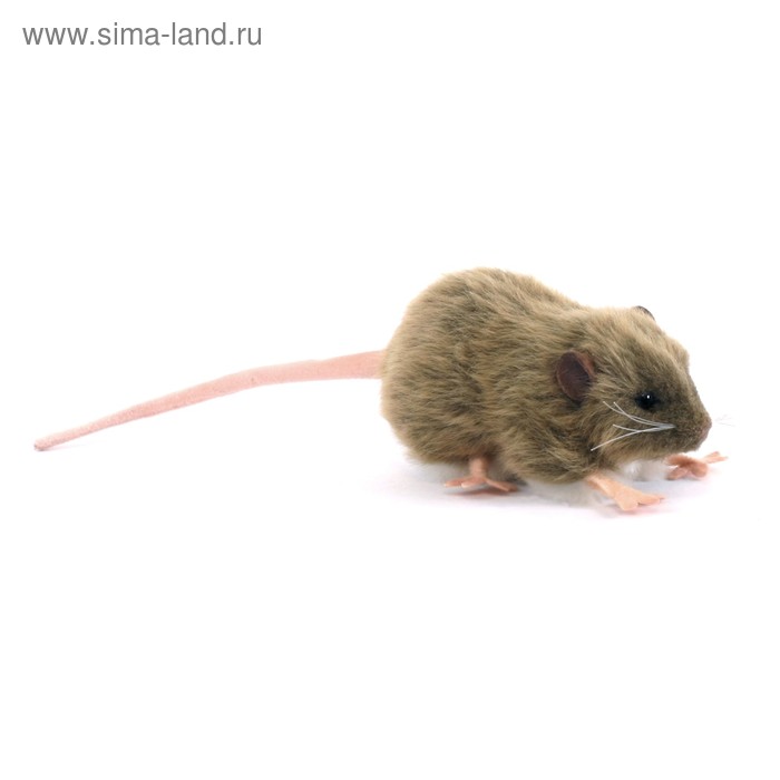 Мягкая игрушка «Крыса» бурая, 12 см