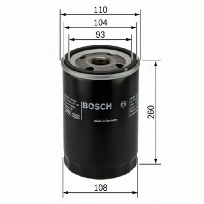Фильтр масляный BOSCH 0451403077
