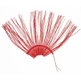 Каркас 'Веер' ротанг, 45 х 88 см, ярко-красный Ош