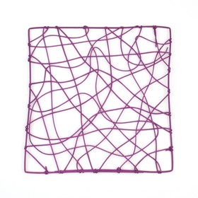 Каркас 'Рамка' ротанг, 30 х 30 см, фиолетовый Ош