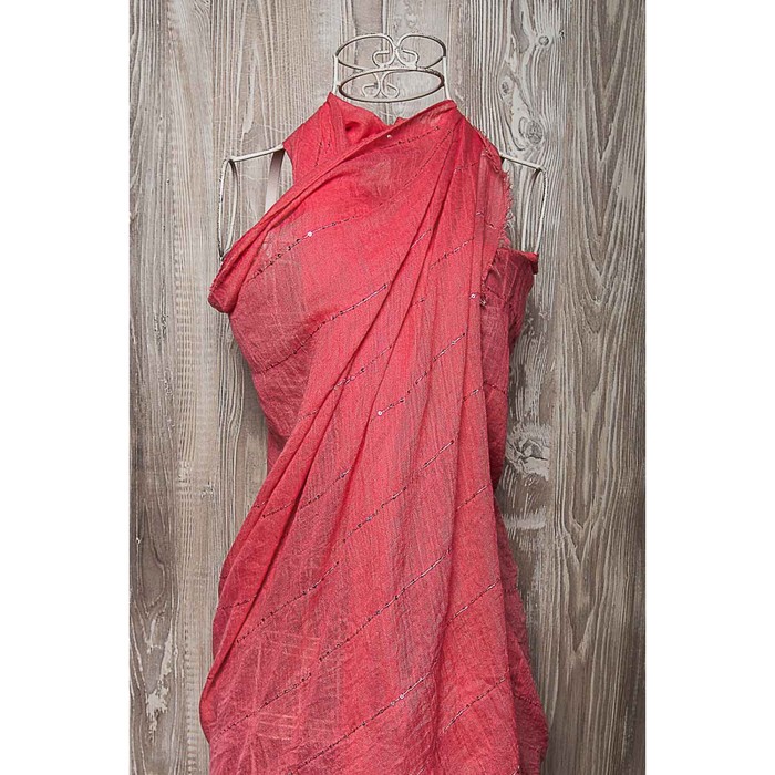 Палантин женский, размер 180х90 см, цвет розовый K05V4603