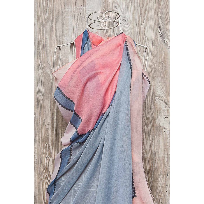 Палантин женский, размер 180х90 см, цвет розовый KXV6604