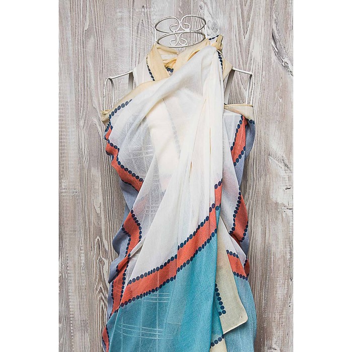 Палантин женский, размер 180х90 см, цвет белый KXV6605