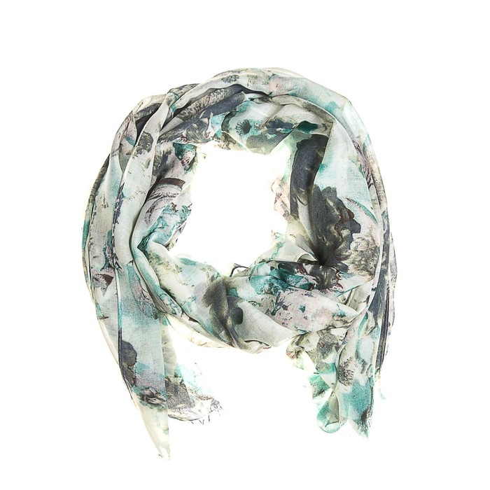 Палантин женский, размер 180х90 см, цвет белый KXV6629