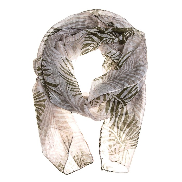 Палантин женский, размер 180х80 см, цвет белый K05V7622