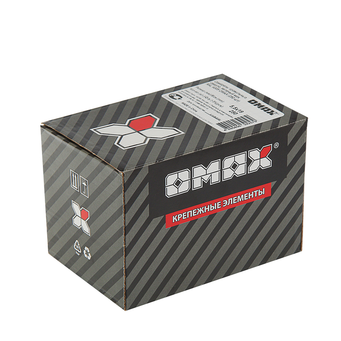 Саморезы кровельные OMAX, 5.5х19 мм, сверло, зеленый RAL 6005, 250 шт.