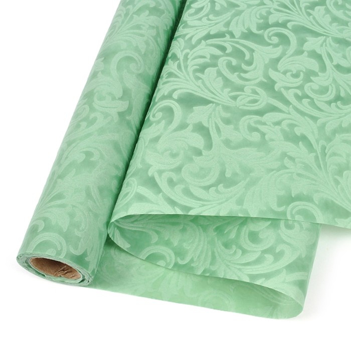 Фетр ламинированный "Вензель" 0,49 х 5 м, цвет мятный