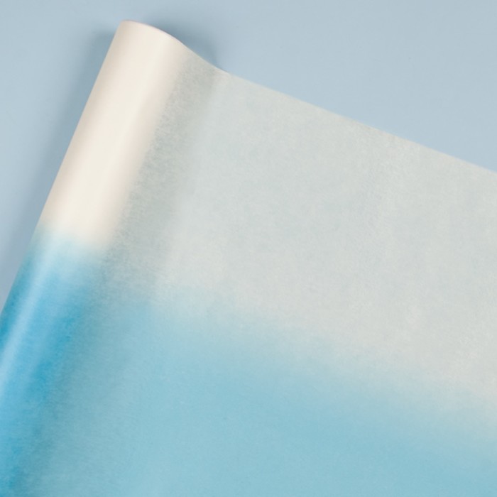 Фетр "Переход" 0,5 х 20 м, бело-голубой