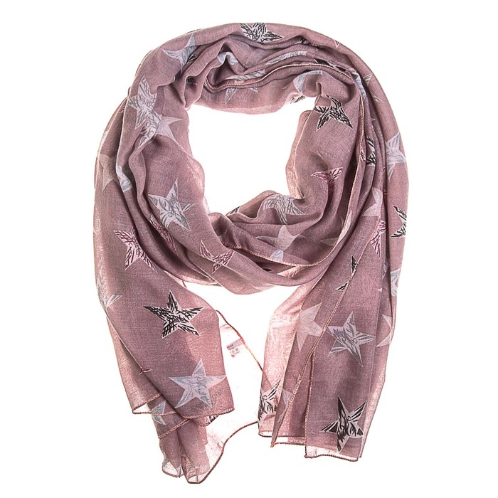 Палантин женский, размер 180х90 см, цвет тёмно-сиреневый KXV8616