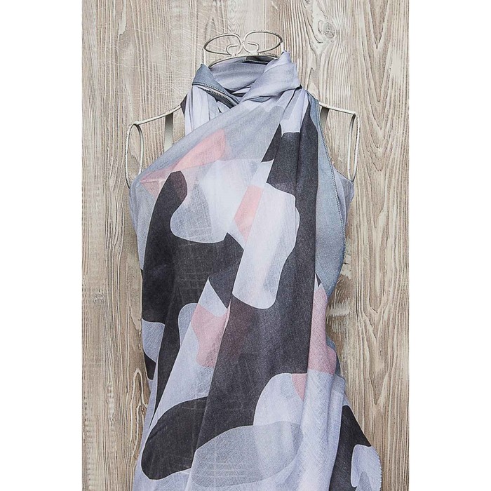 Палантин женский, размер  180х90 см, цвет розовый  KXV8621