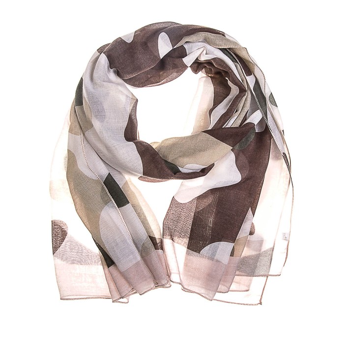 Палантин женский, размер 180х90 см, цвет коричневый KXV8622